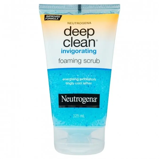 Neutrogena Deep Clean Invigorating Foaming Face Scrub 125ml