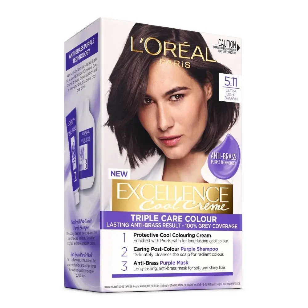 L'Oreal Paris Excellence Cool 5.11 Ultra Ash Light Brown