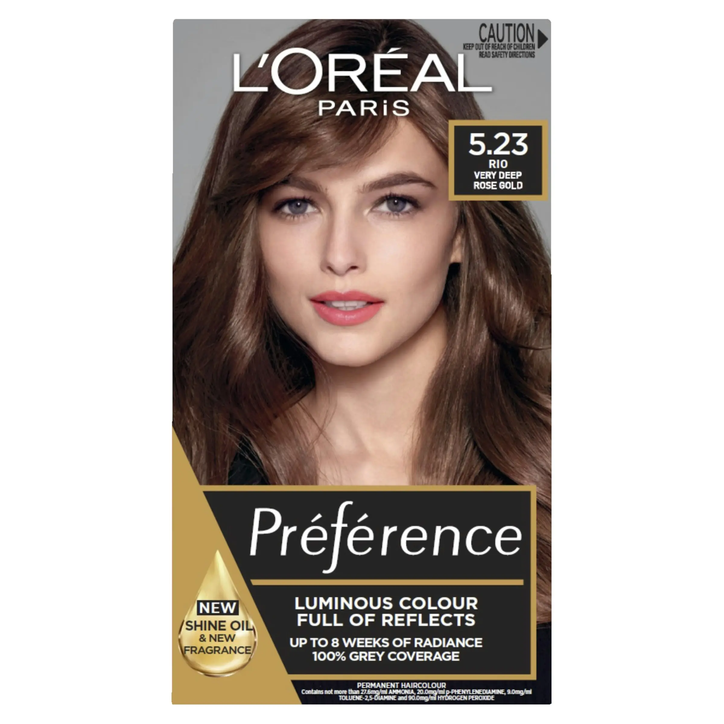 L'Oreal Paris Preference 5.23 Rio Very Deep Rose Gold