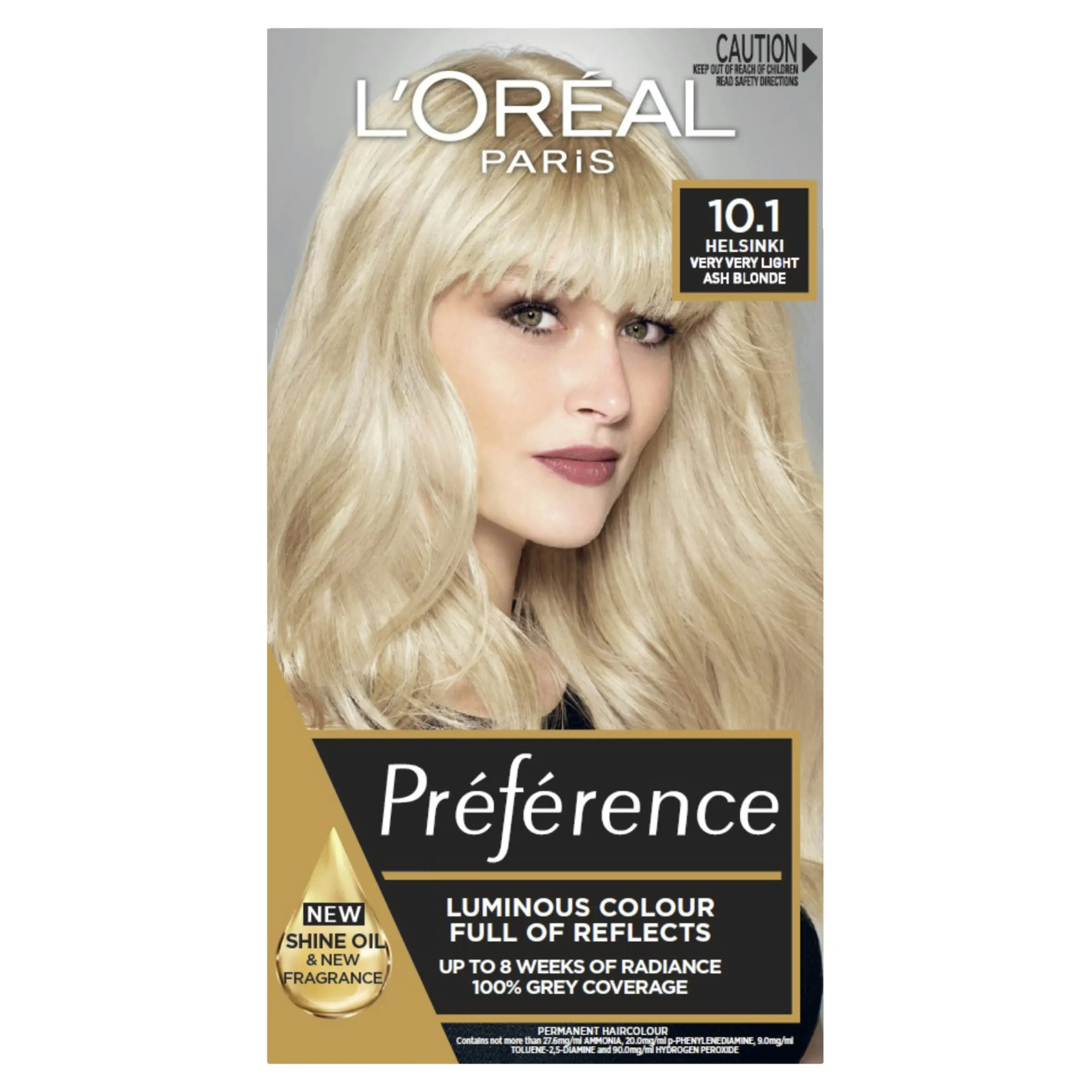 L'Oreal Paris Preference 10.1 Helsinki Very Very Light Ash Blonde