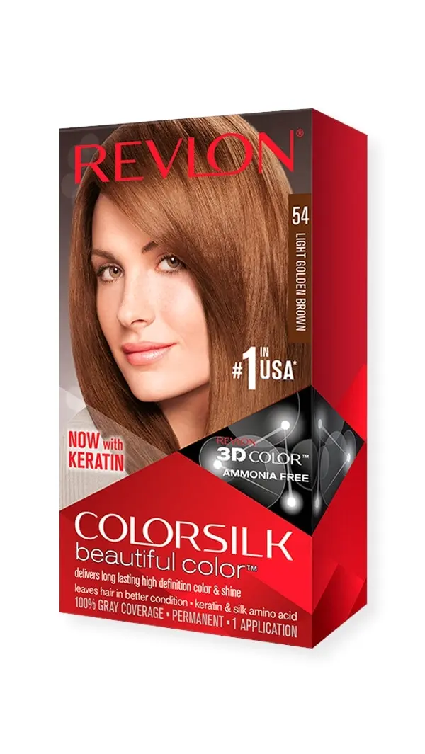 Revlon ColorSilk Beautiful Color 54 Light Golden Brown