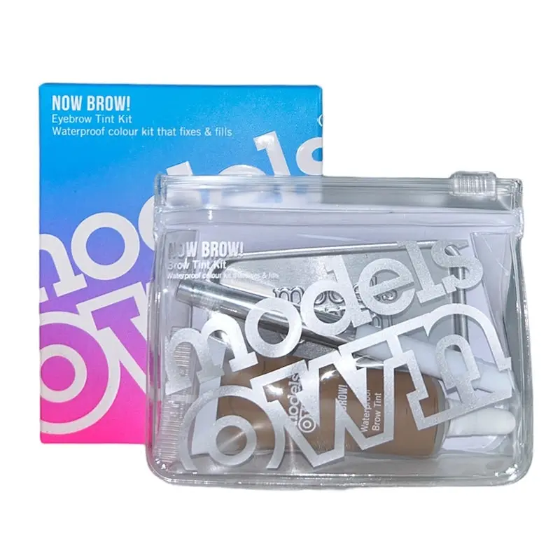 Model's Own Now Brow! Waterproof Eyebrow Tint Kit Light Brown