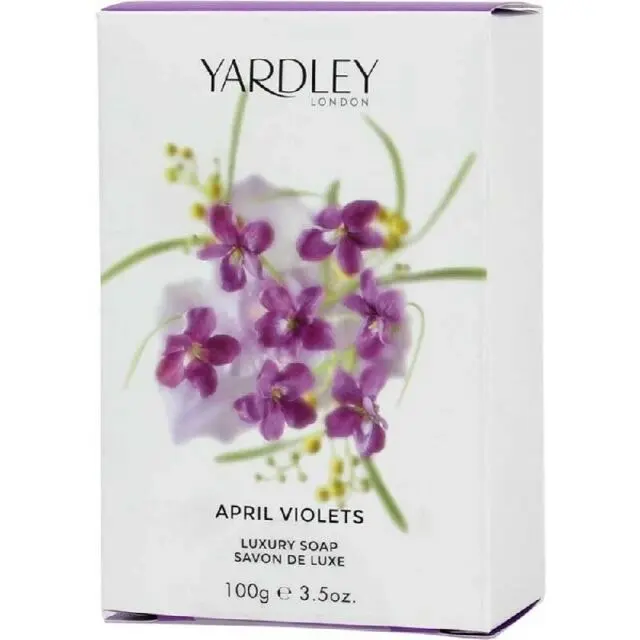 Yardley April Violets Soap 100g