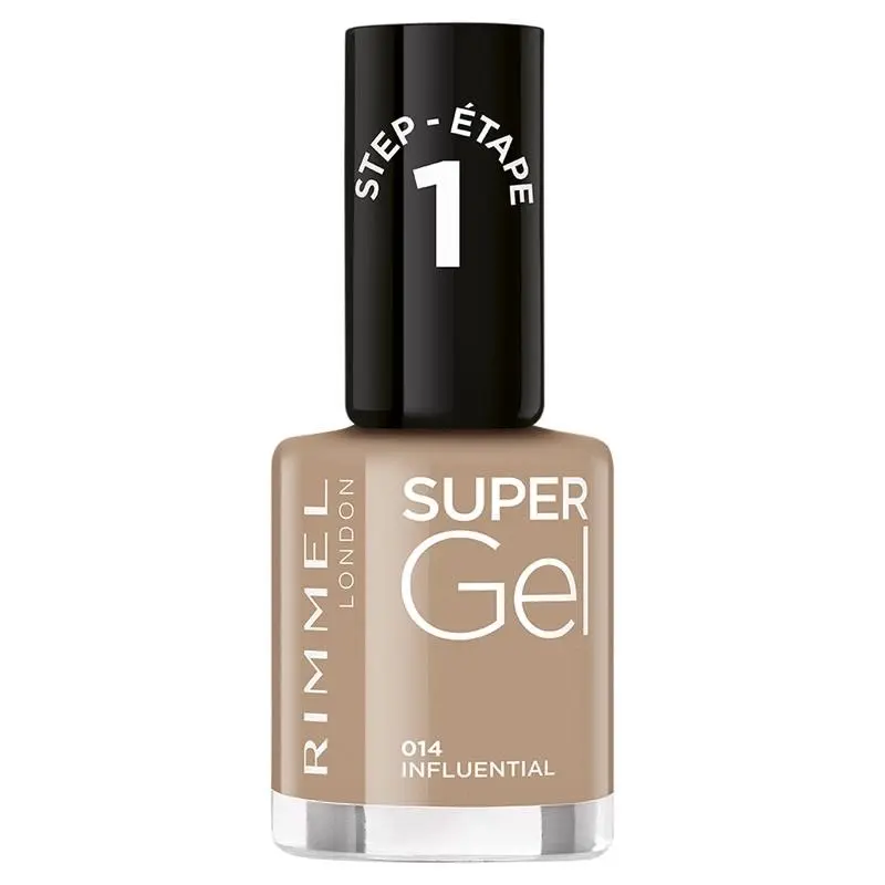 Rimmel 12ml Super Gel Nail Polish Step 1 014 Influential