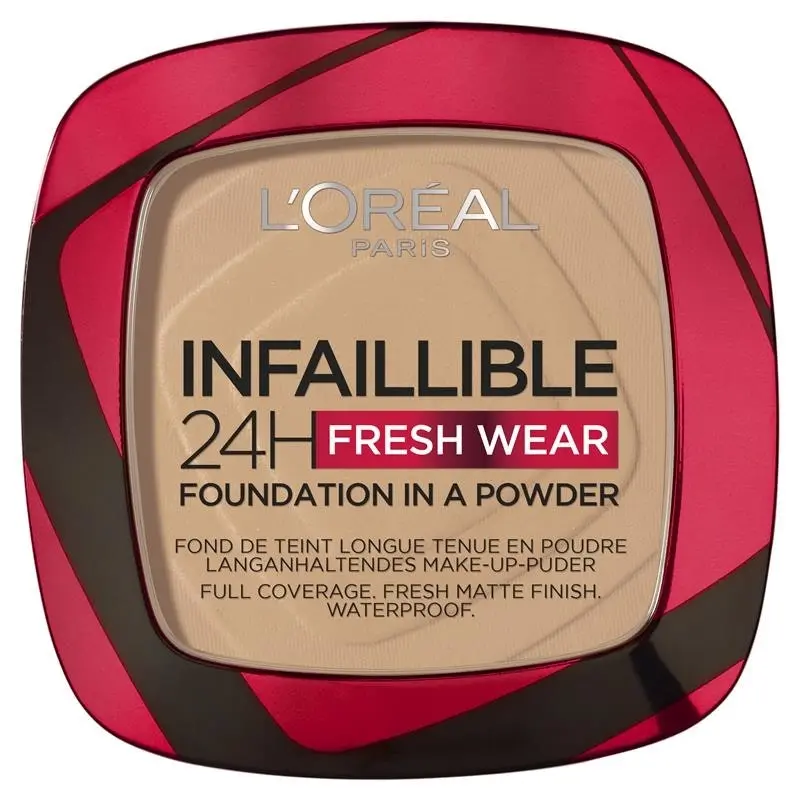 L'Oreal Paris Infallible 24hr Fresh Wear Powder Foundation - 140 Golden Beige