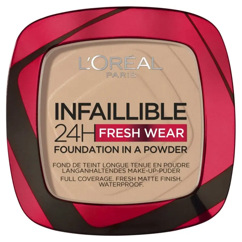 L'Oreal Paris Infallible 24hr Fresh Wear Powder Foundation - 130 True Beige