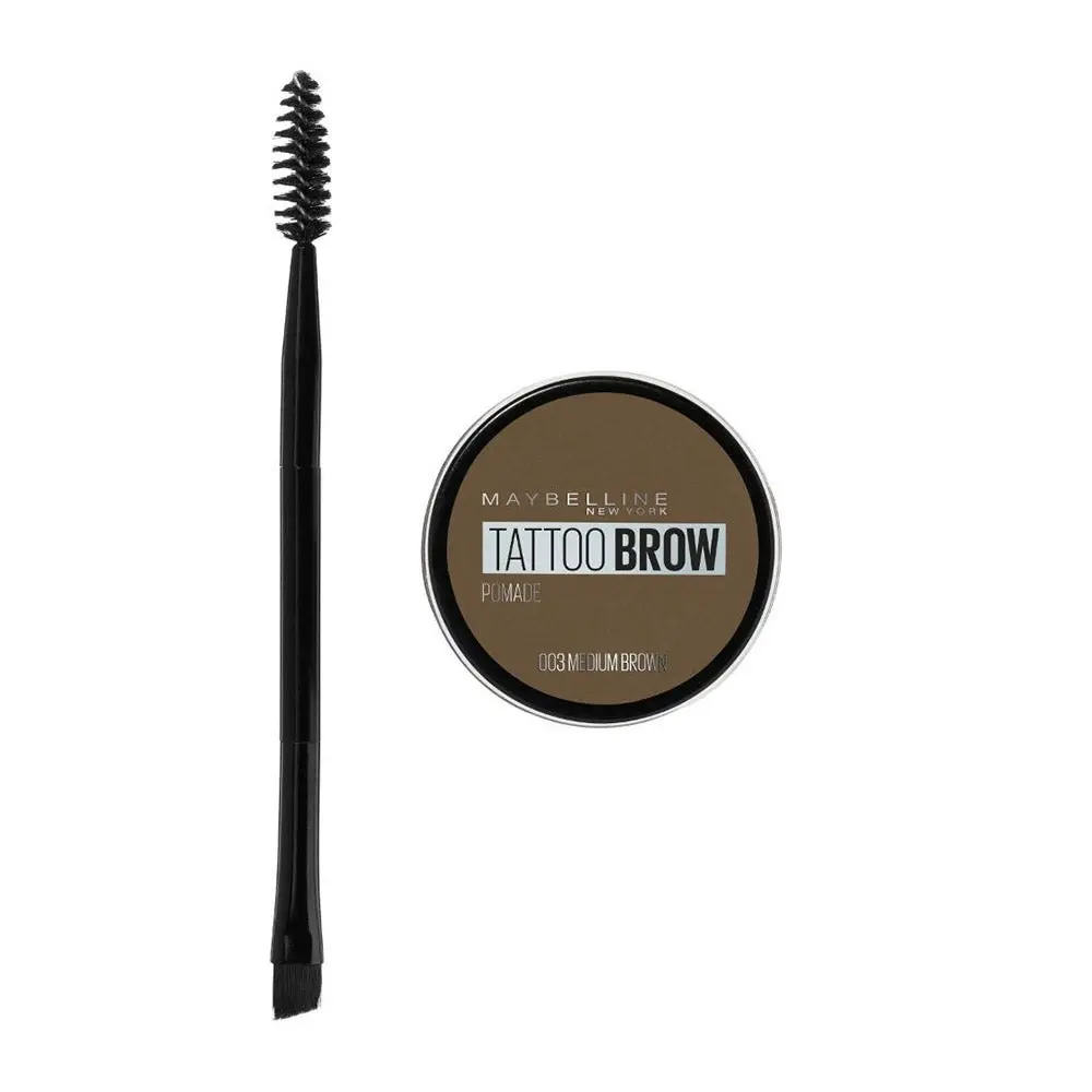 Maybelline Tattoo Brow Pomade Pot - 03 Medium Brown