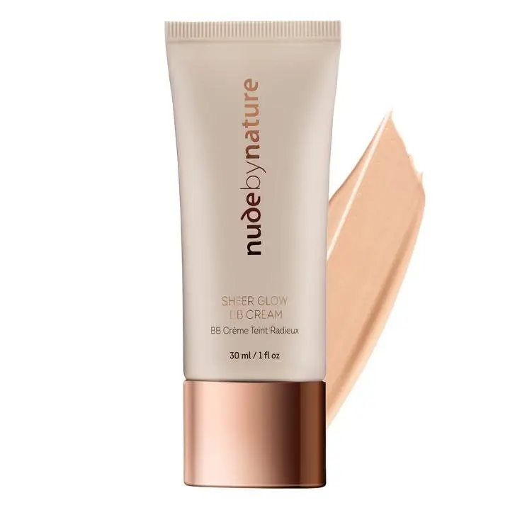 Nude by Nature Sheer Glow BB Cream Soft Sand 30ml