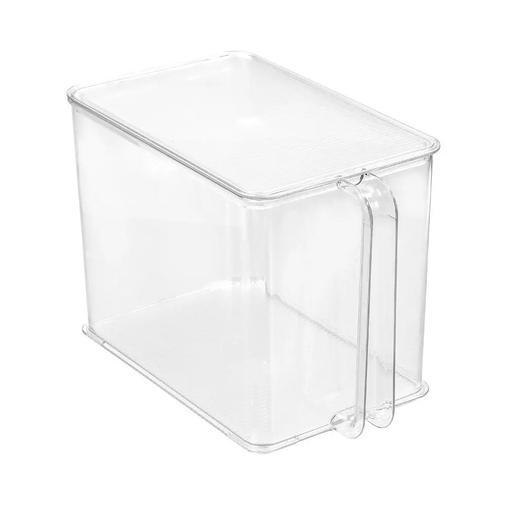 Boxsweden Crystal Easy Access Storer w/ Lid 9L/32cm Stackable Storage Organiser