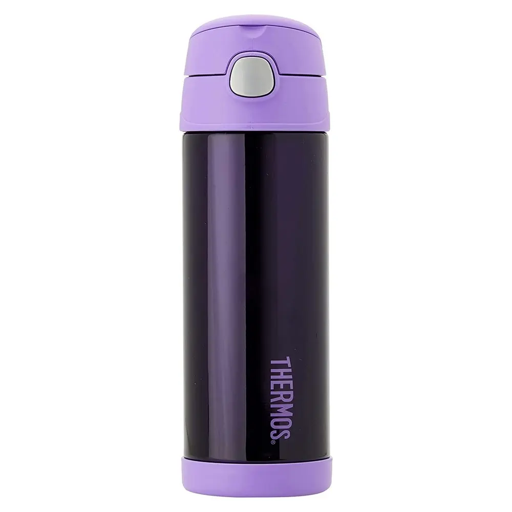 Thermos 470ml Funtainer Vacuum Insulated Drink Bottle Purple Stainless Steel