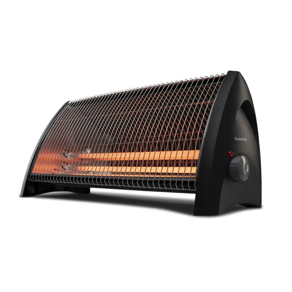 Goldair 57cm 2400W 3 Bar Radiant Heater Home/Room/Lounge Heating Charcoal