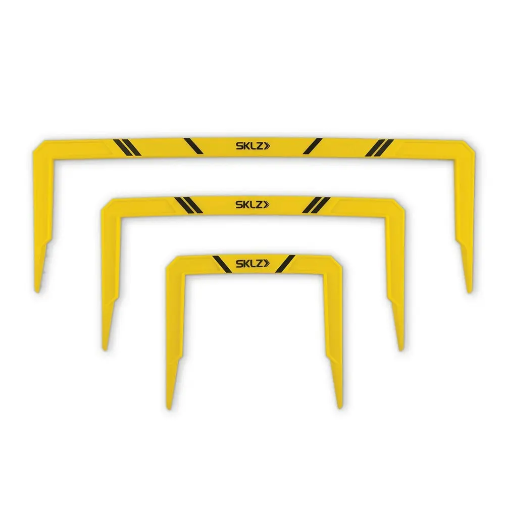 3pc SKLZ 4/8/12in Size Golf Accuracy Training Putt Path Marking Gate Stand YLW