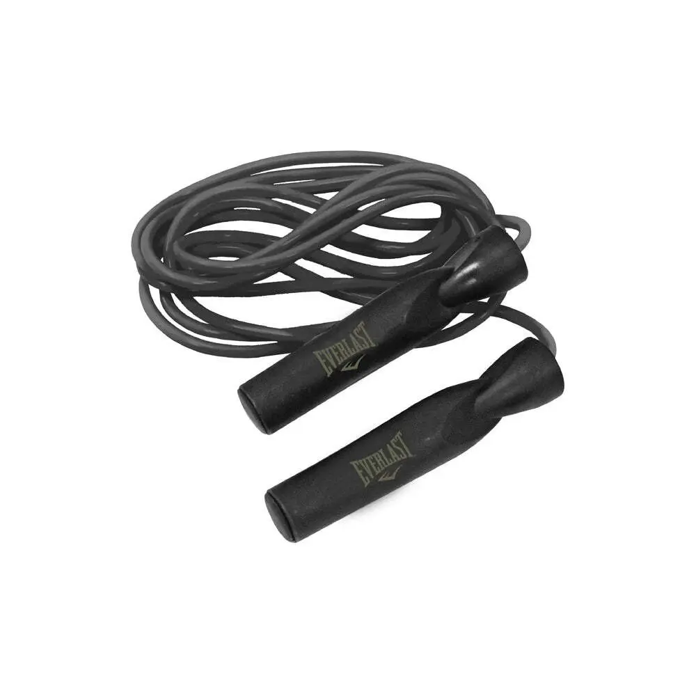 Everlast Skipping Jump Rope Cardio Boxing Fitness Training 2.9 Meters Black PVC