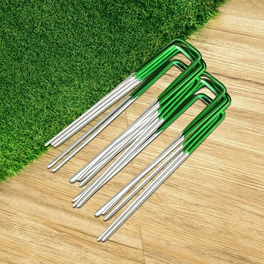 Primeturf Artificial Grass 200pcs Synthetic Pins Fake Lawn Turf Weed Mat Pegs Joining Tape