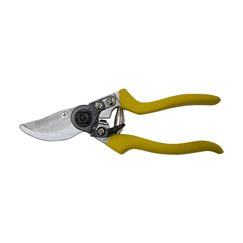 Gardenmaster Garden Secateurs Locking Bypass 8" Swiss Pruner With Soft Handles