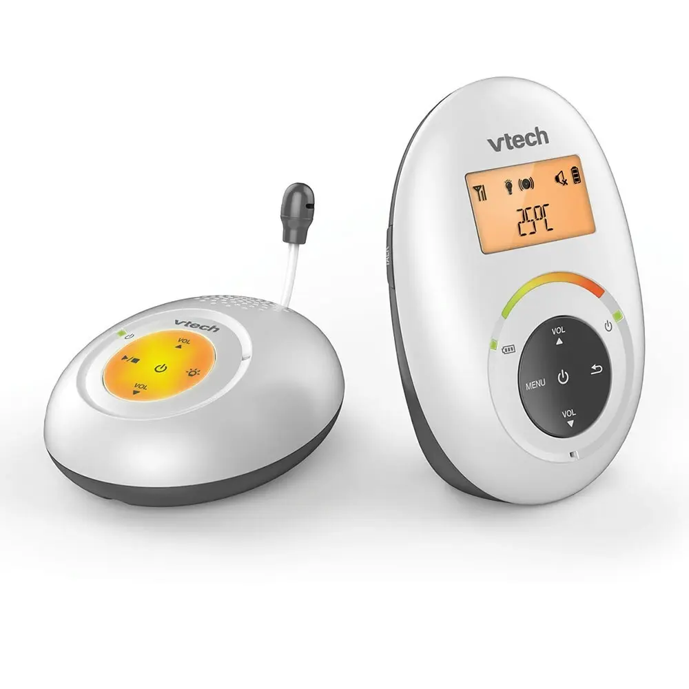 VTech Digital Audio Baby Safety Monitor w/ Music/Temperature Sensor/Night Light