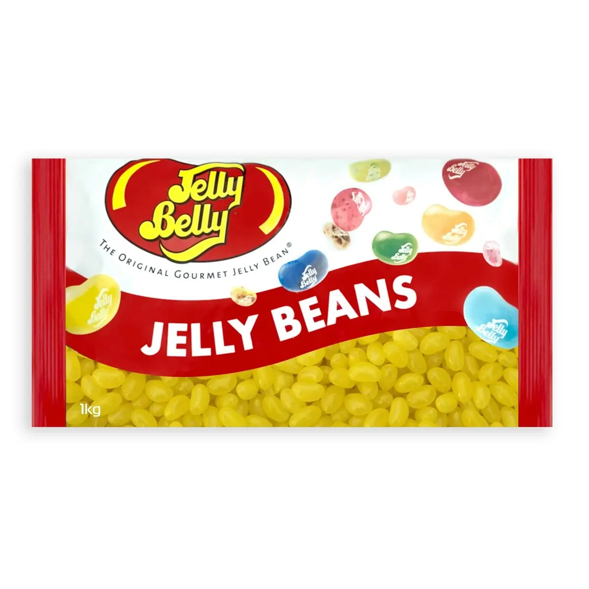 Jelly Belly Lemon 1kg Jelly Bean Bag Chewy Sweet Confectionery Candy/Lollies