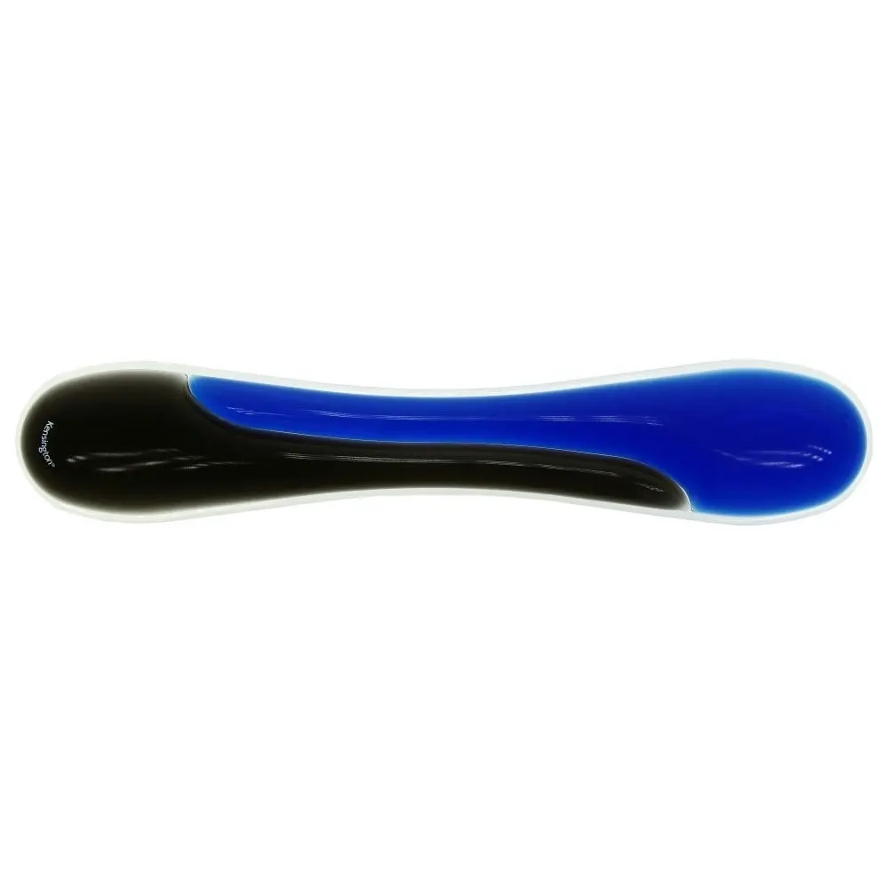 Kensington Soft Gel Series Hand Wrist Rest Support Pad For Keyboards Blue/Black