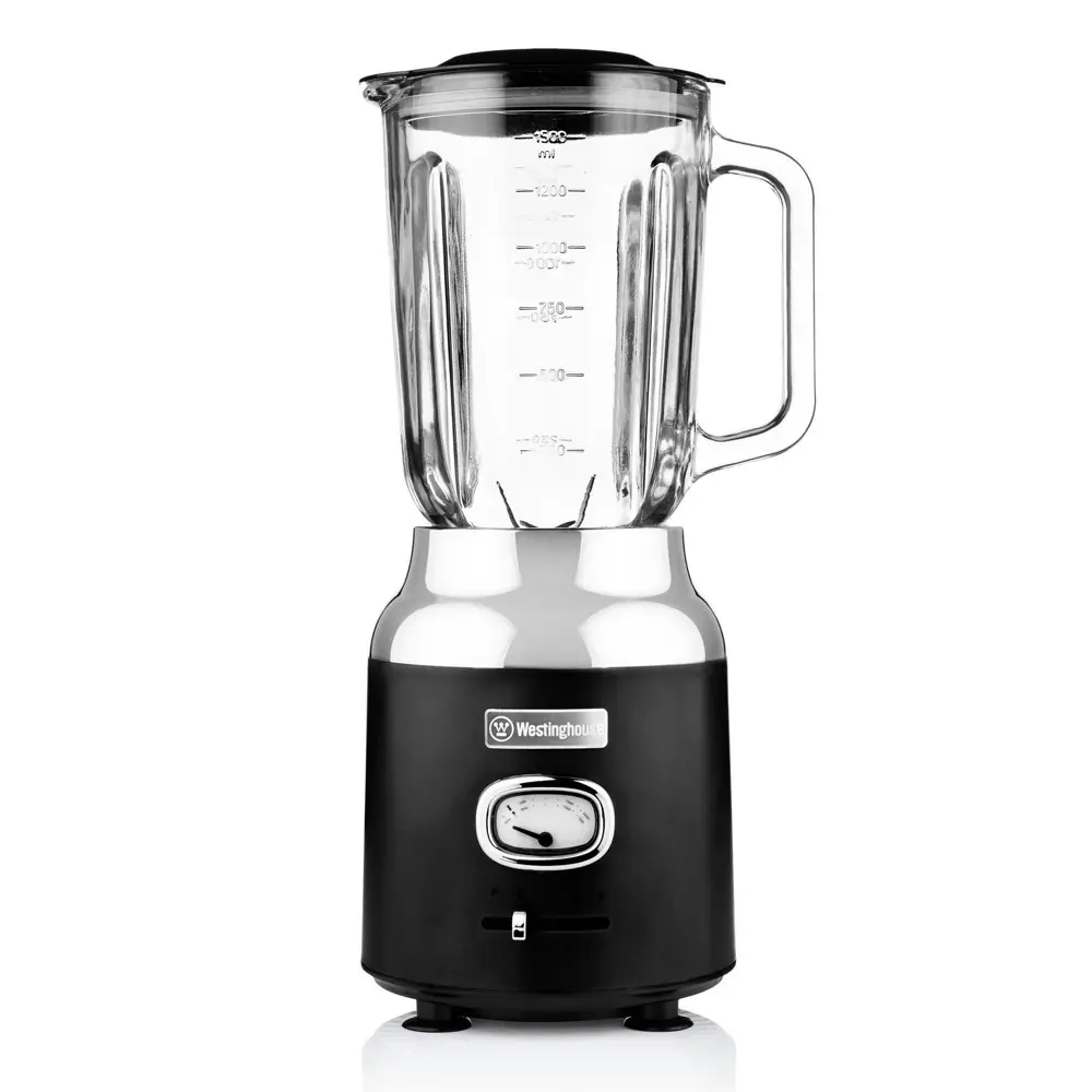 Westinghouse Retro Series 600W Electric Table Blender/Mixer/Smoothie Maker Black