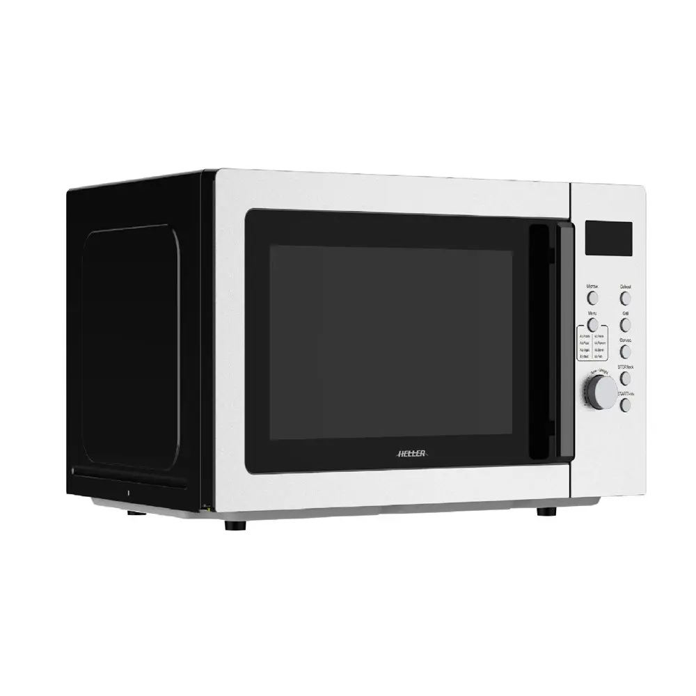 Heller Countertop 30L/950W Electric LED Microwave Oven w/ Grill Function Black