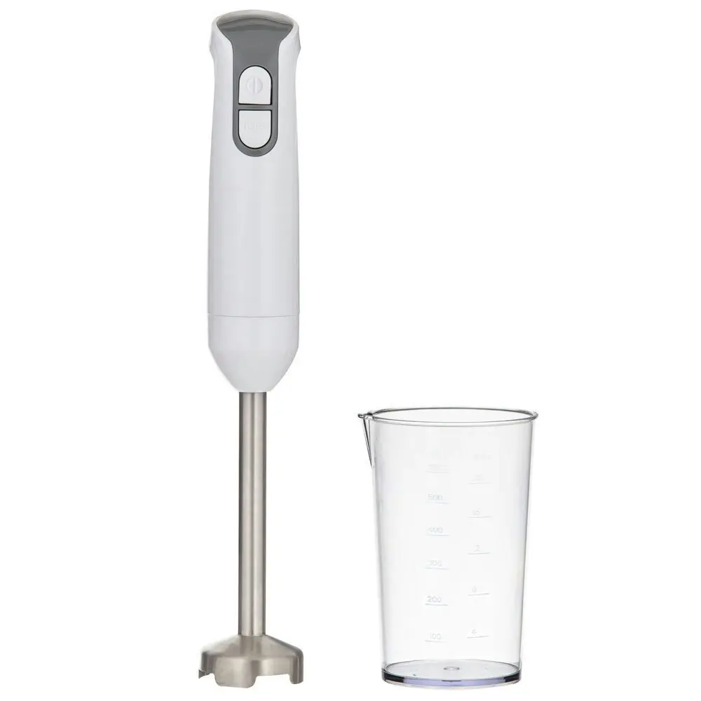 Davis & Waddell Electric Ice Crusher Stick Handheld Blender w/ 600ml Beaker WHT