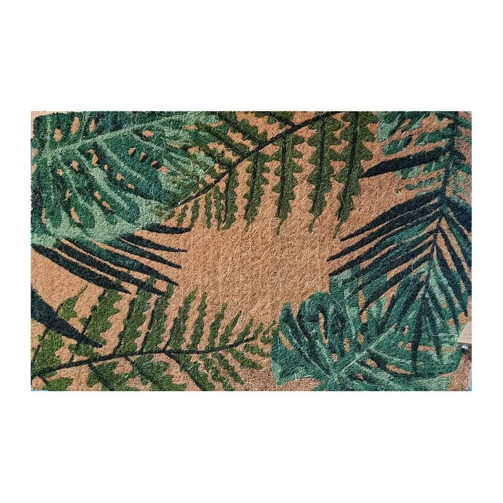 Solemate Premium Coir Leaves Mat 50x80cm Eco Friendly Coconut Natural & Greens