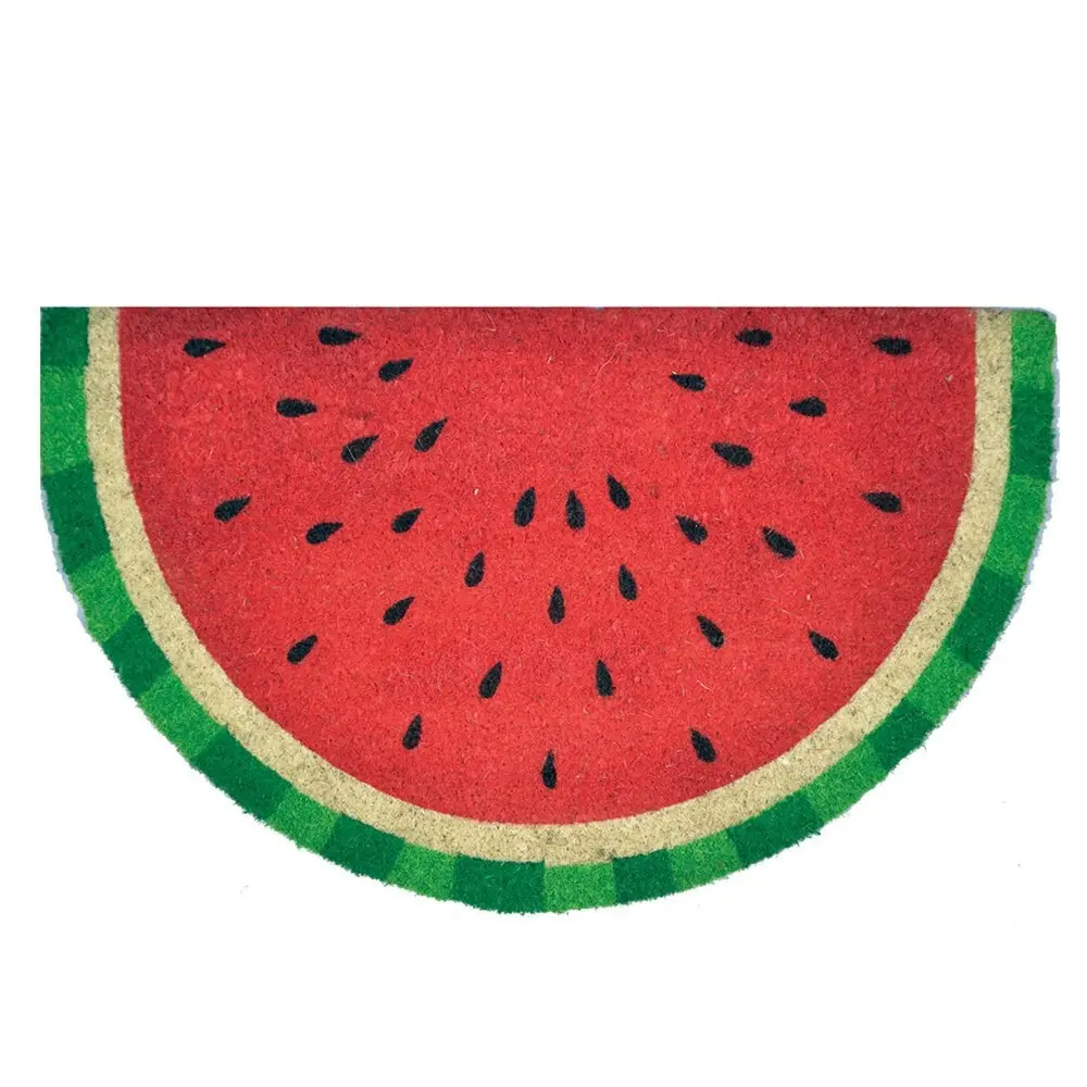 Solemate Latex Water Melon Mat Fair Trade Biodegradable 45x75cm Red & Green