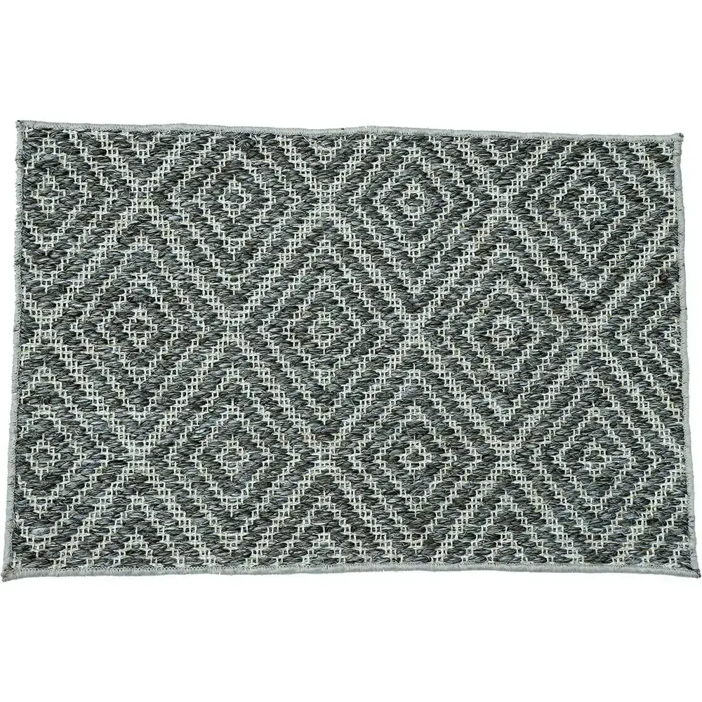 Solemate Latex Sisal 2 Tone Dark Diamond 60x90cm  Outdoor Entrance Doormat