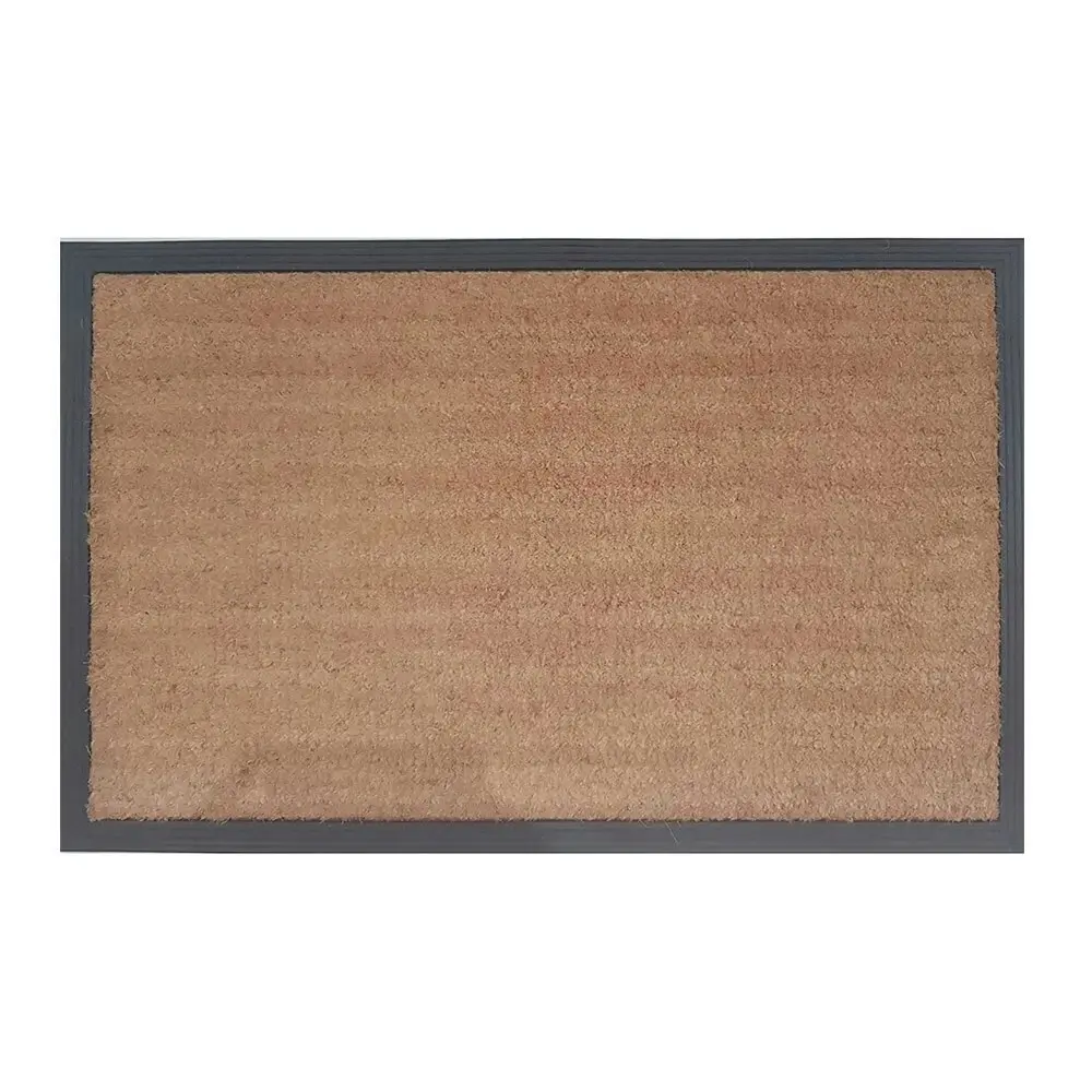 Solemate Rubber & Coir Natural 60x95cm Functional Outdoor Front Doormat