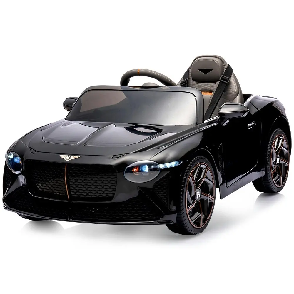 Licensed Bentley Bacalar Electric Ride On Toy Car for Kids, with Parental Remote Control, Black