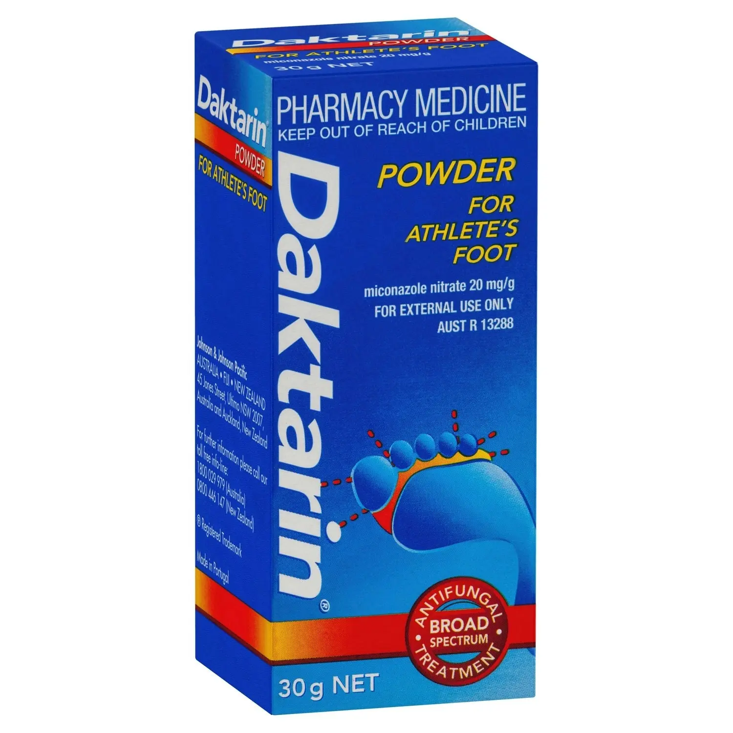 Daktarin Powder for Athlete's Foot 30g