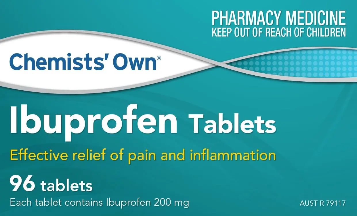 Chemists' Own Ibuprofen 96 Tablets (Generic of Nurofen)