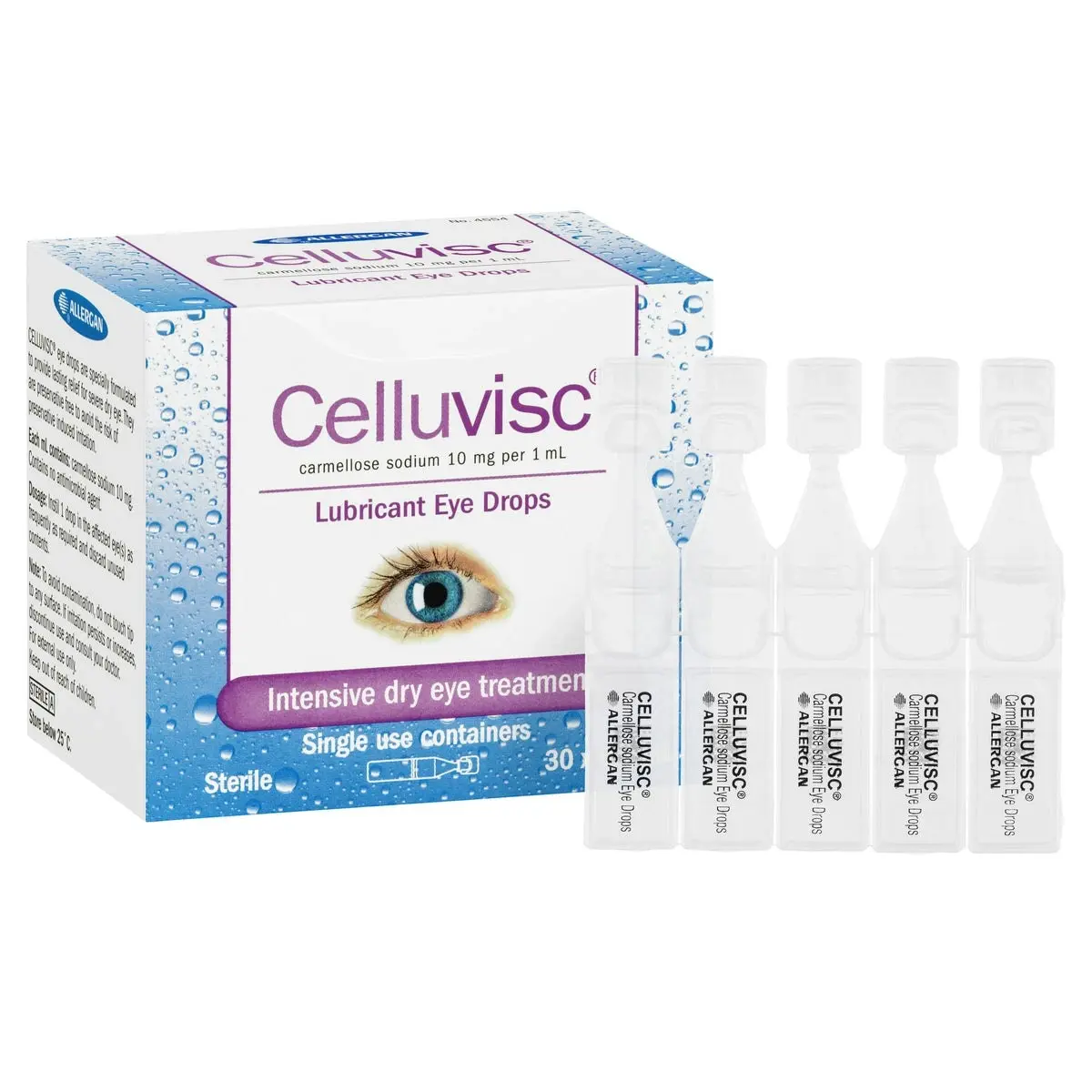 CELLUVISC Eye Drops 30x0.4ml Vials