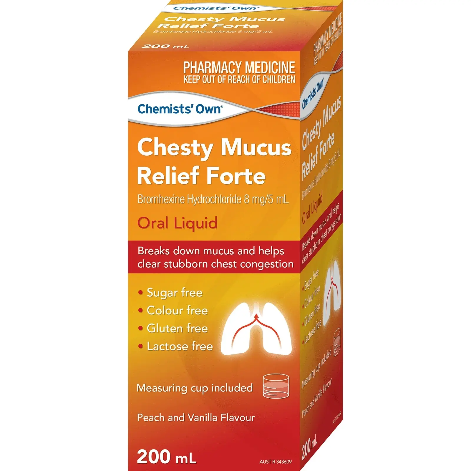 Chemists' Own Chesty Mucus Relief Forte Bottle 200ml