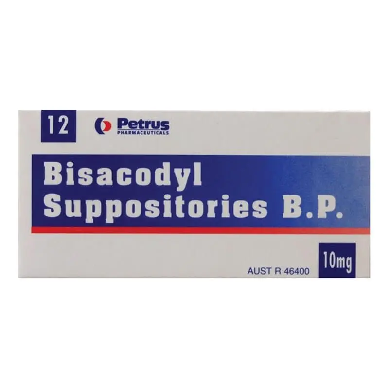 Bisacodyl Suppositories 12 Pack