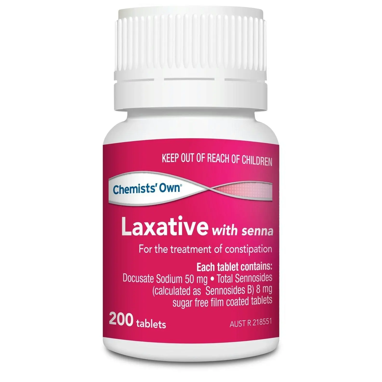 Chemists' Own Laxative With Senna 200 Tablets (Generic of Coloxy With Senna)