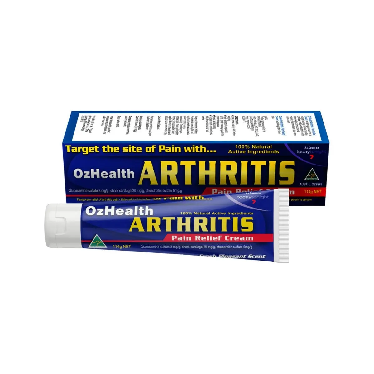 OzHealth Arthritis Pain Relief Cream 114g