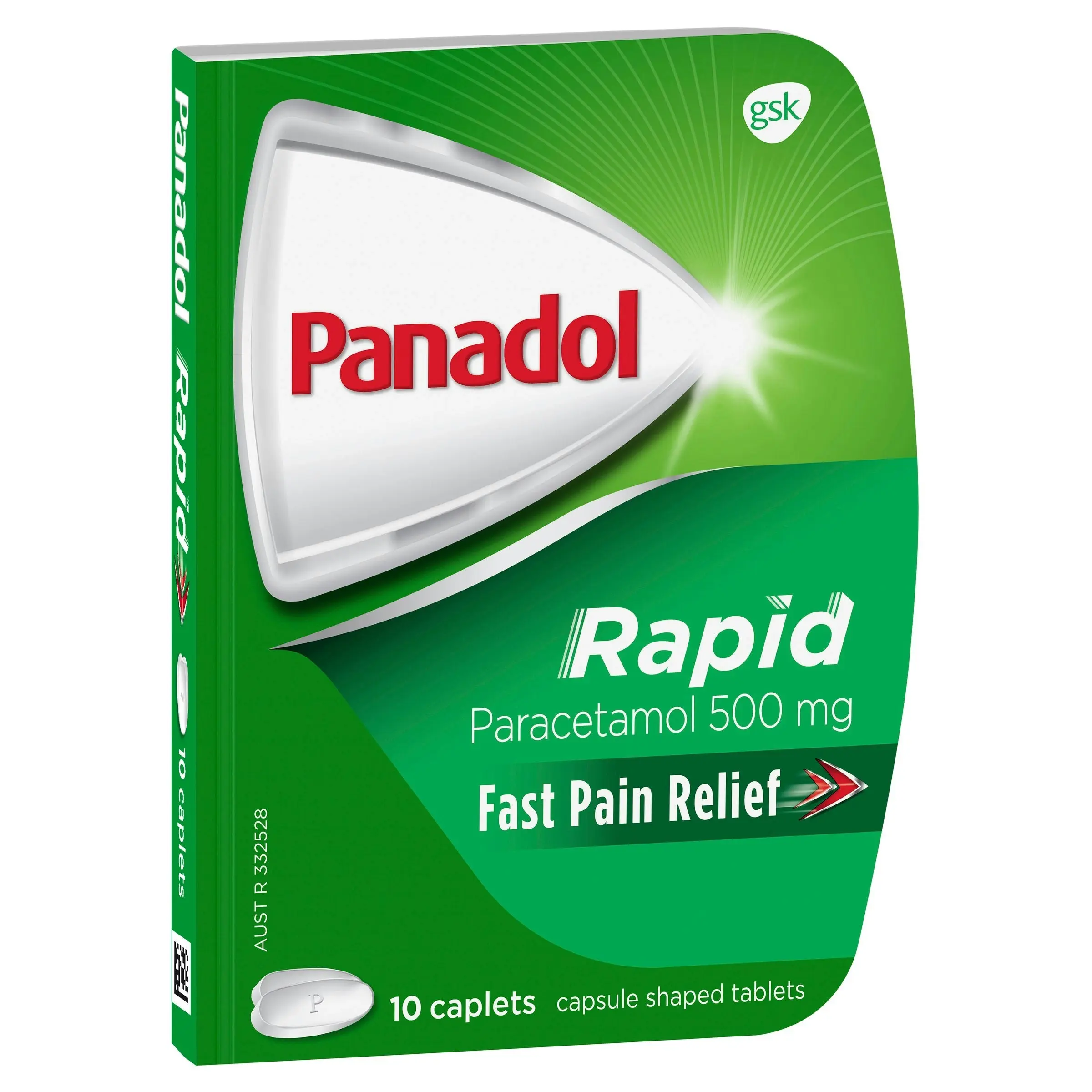 Panadol Rapid Paracetamol 500mg 10 Caplets