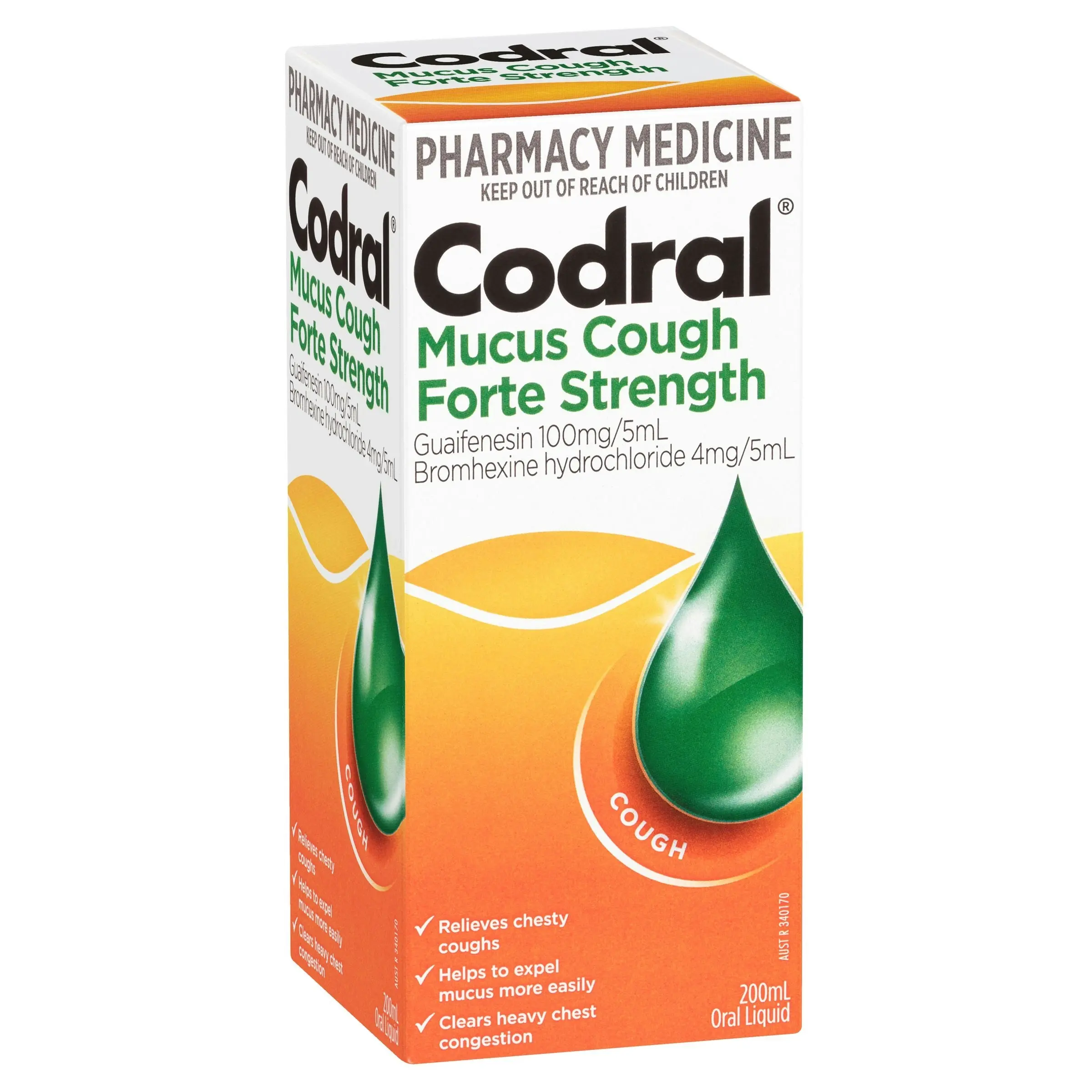 CODRAL Mucus Cough Forte Strength Berry 200ml