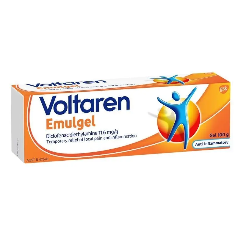 Voltaren Emulgel Muscle and Back Pain Relief 100g