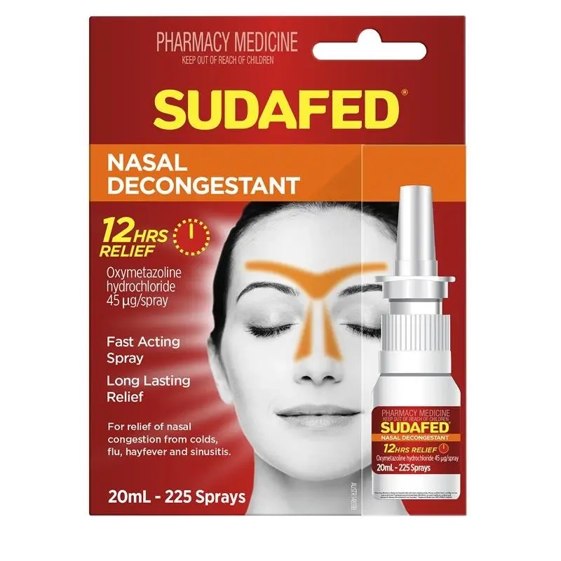 SUDAFED Nasal Decongestant Spray Pump 20ml