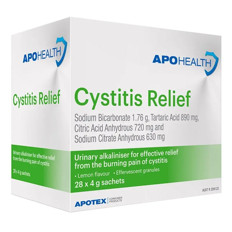 Apohealth Cystitis Relief 28 X 4g Sachets