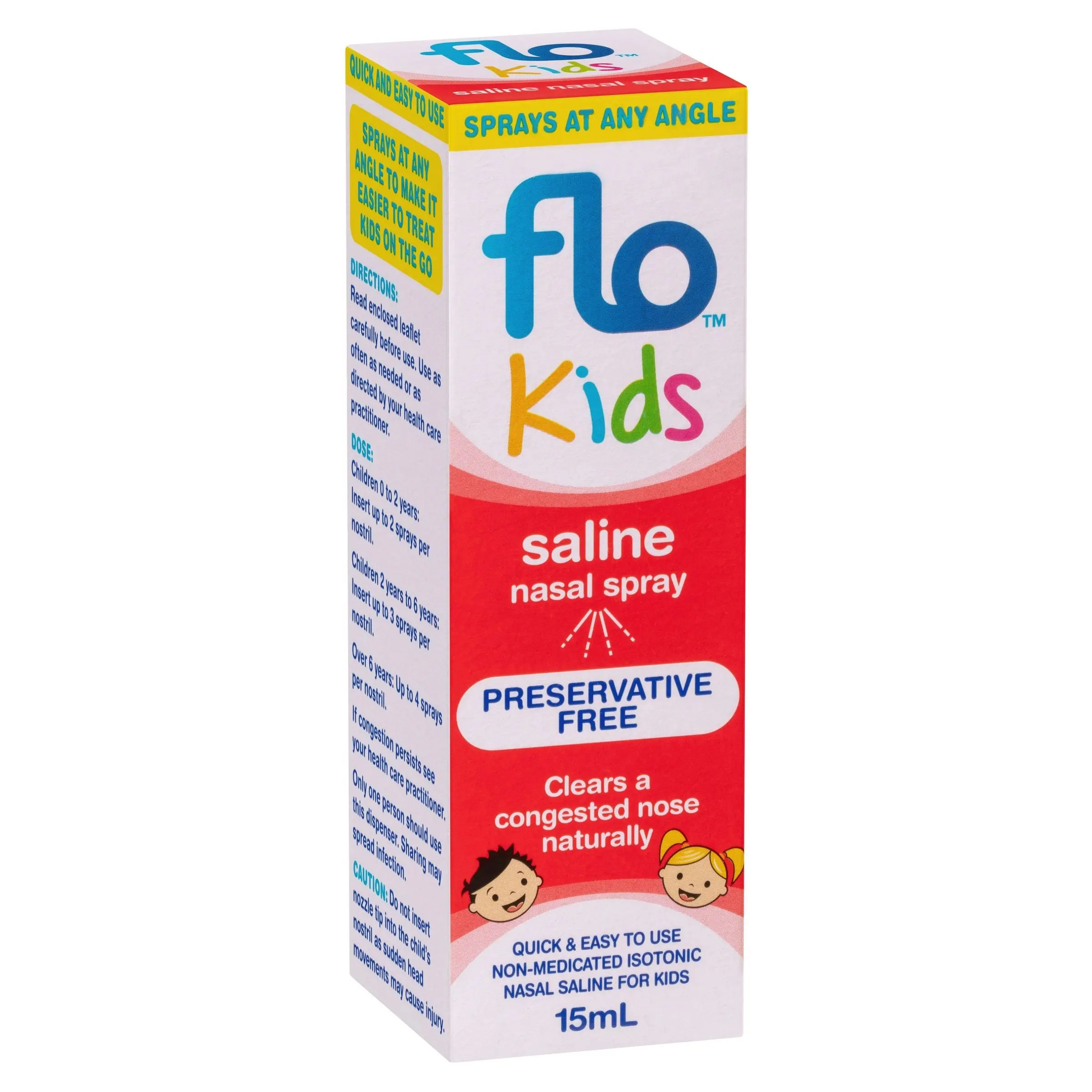 Flo Kids Saline Spray 15ml