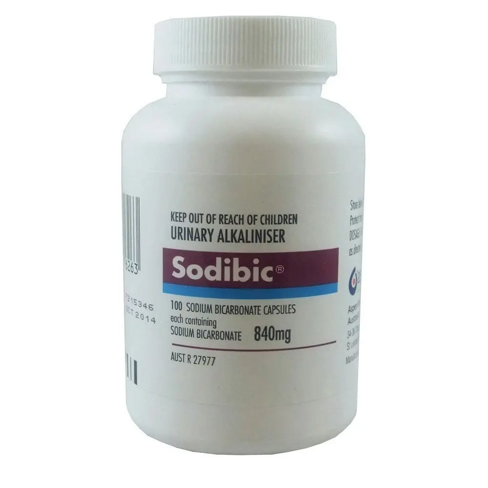 Sodibic 840mg 100 Capsules