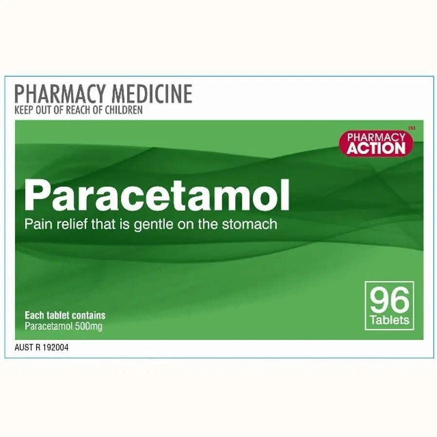 Pharmacy Action Paracetamol 96 Tabs