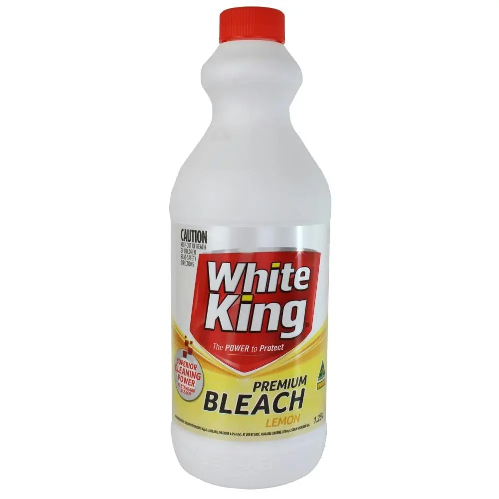 White King  Premium Liquid Bleach Lemon 1.25l