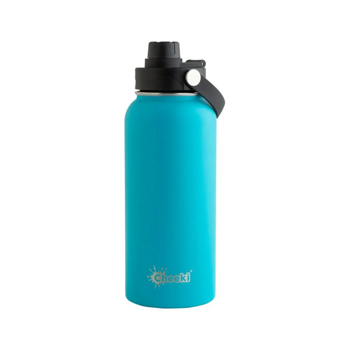 Cheeki Stainless Steel Bottle - Adventure Insulated - Aqua 1 Litre