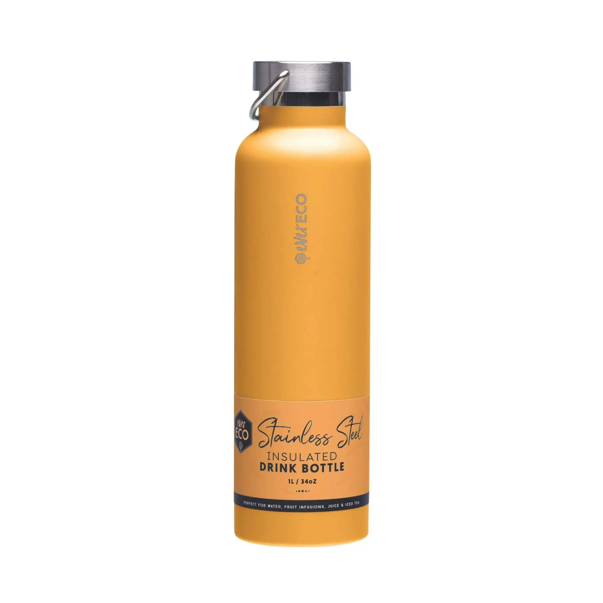 Ever Eco Insulated Stainless Steel Bottle Marigold 1L