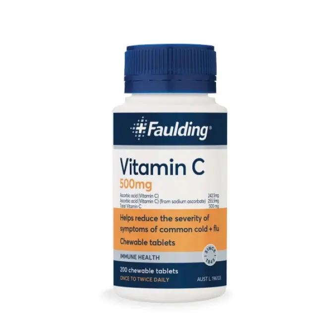 Faulding Remedies Vitamin C 1000mg Chewable 150 Tabs