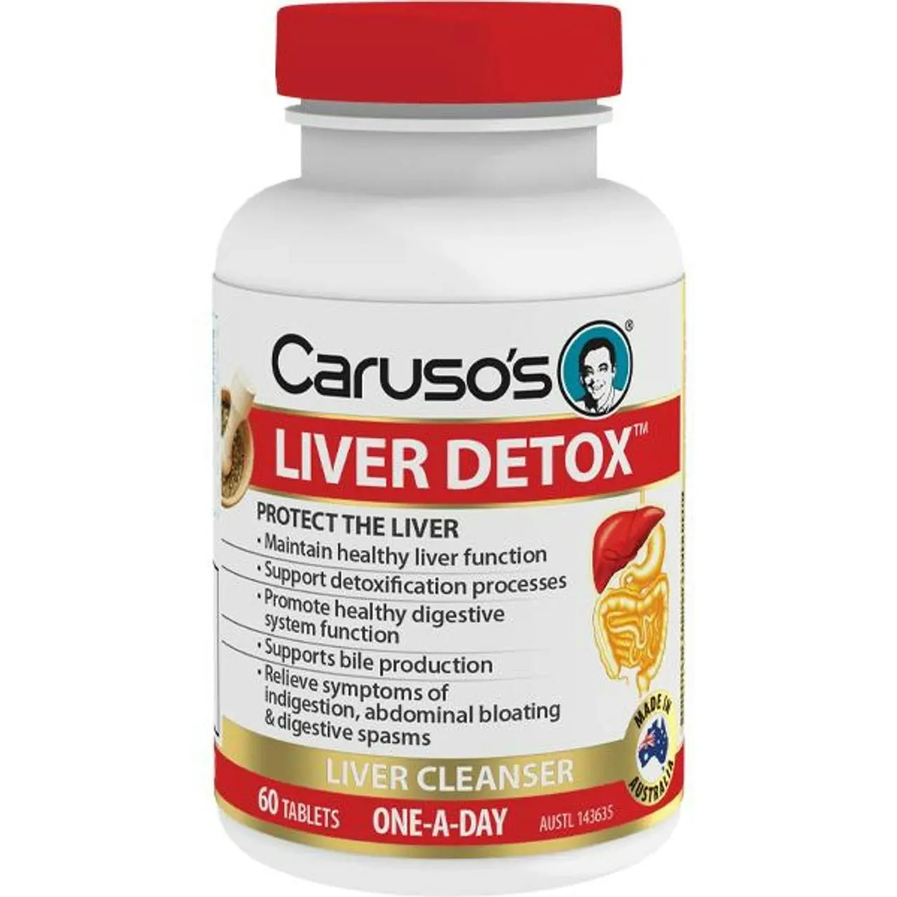 Caruso's Natural Health Liver Clear Detox 60 Tablets